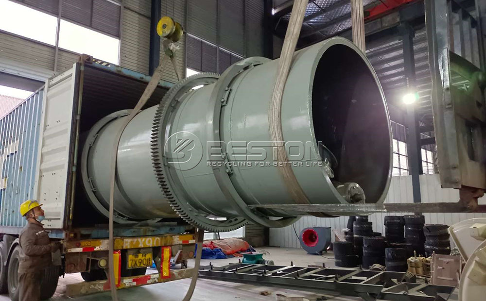 BST-50泰國(guó)木屑甘蔗葉炭化設(shè)備第1張