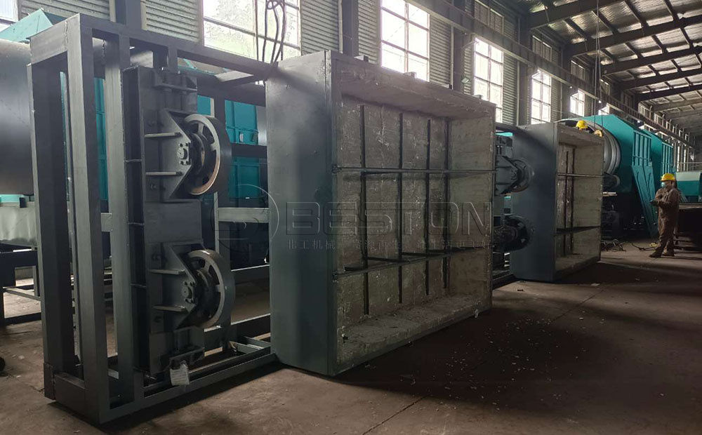 BST-30型號馬來西亞木材廠廢木料炭化設備第6張