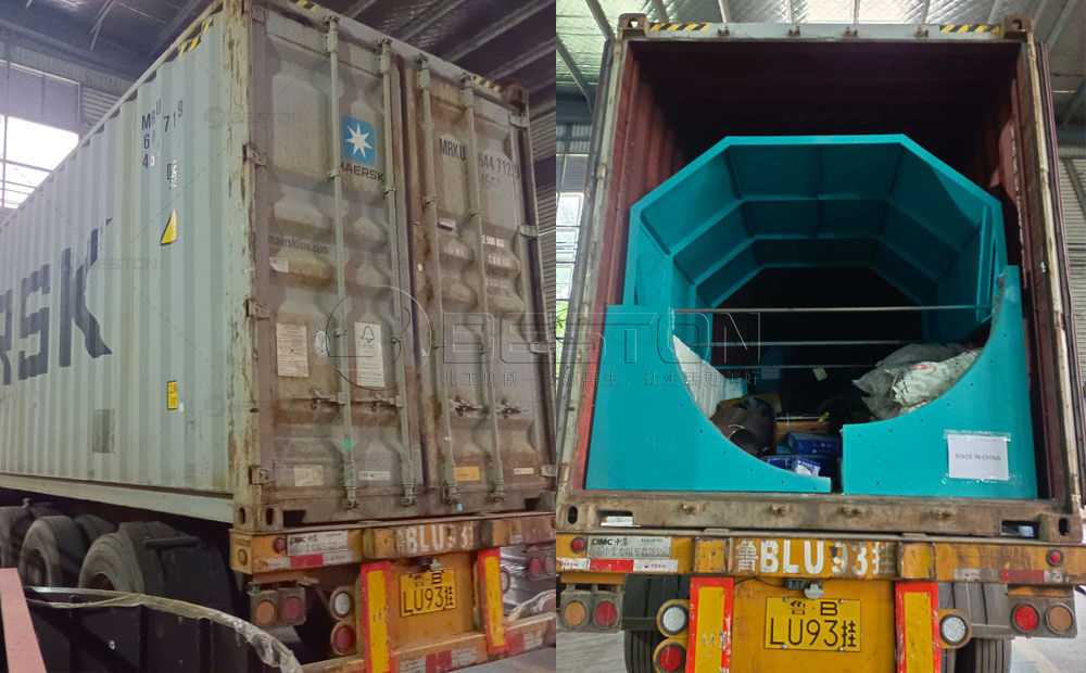 BST-30型號馬來西亞木材廠廢木料炭化設備第8張