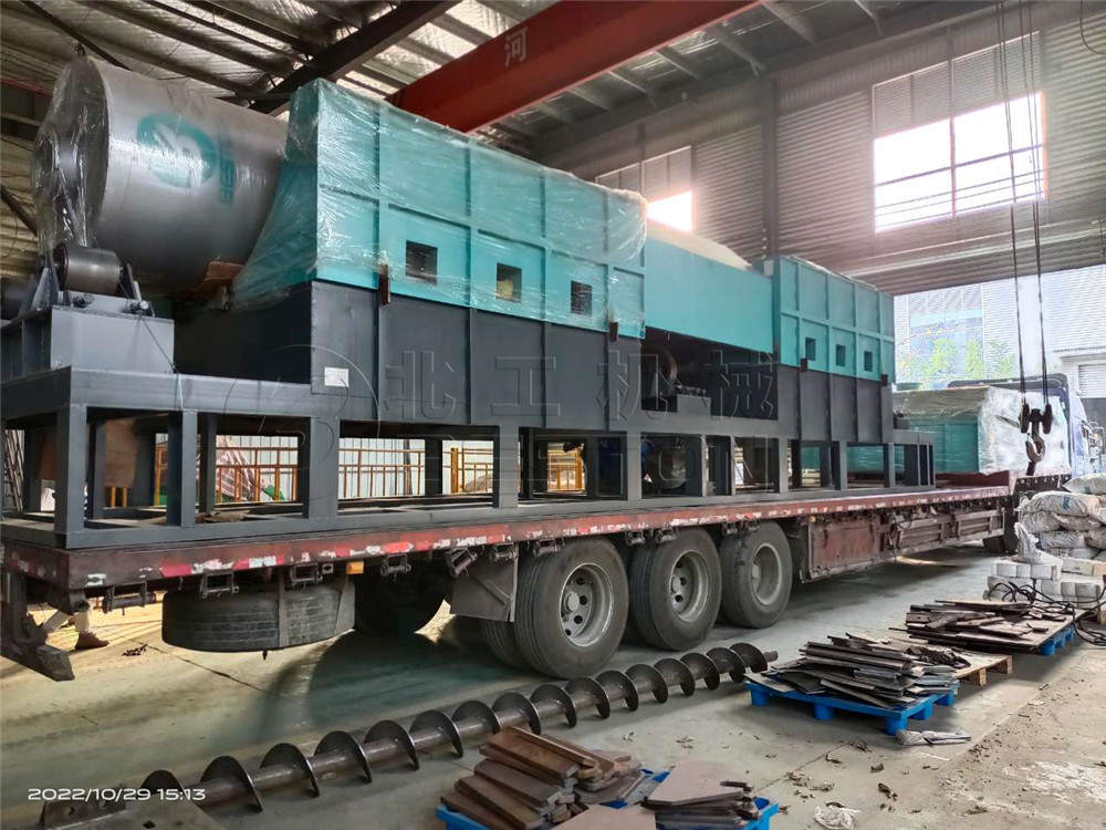 伊朗連續式炭化爐發貨